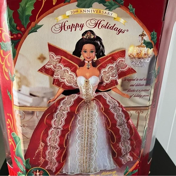 Barbie 10th Anniversary Holiday Edition NIB - Picture 2 of 10